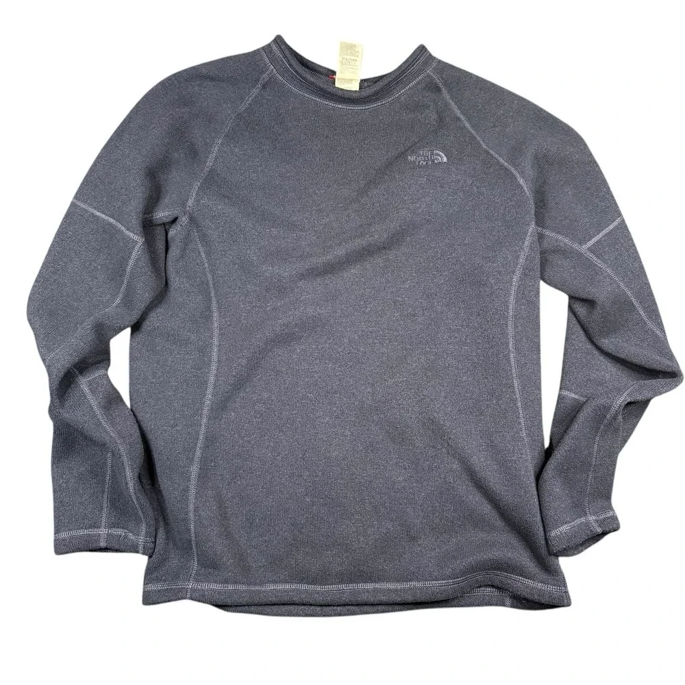 The North Face Crew Neck Sweater Medium Blue Men's Winter Warm Essential Cozy